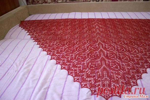Вяжем вместе шаль "Пасифик" - Хенд-Мейд | HANDMADE - Страна Мам