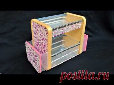 Rack from waste sweet box | Sweet box reuse ideas | DIY Chocolate box organizer | Best out of waste