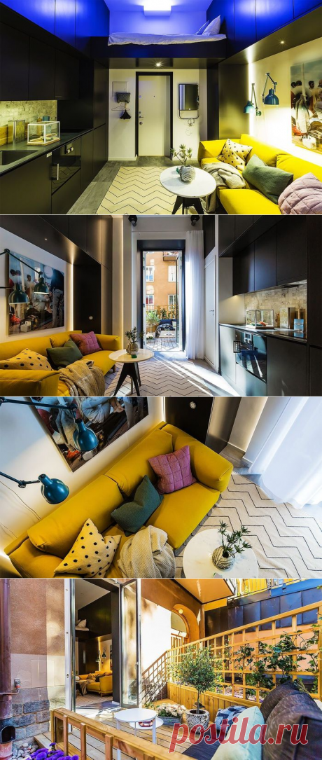 Крошечный интерьер, который ломает стериотипы о малогабаритках