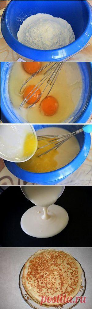 Вкусные тонкие блины на кефире рецепт с фото, как приготовить.