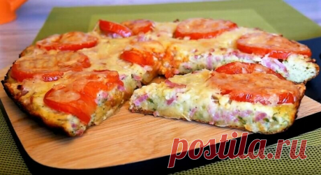 Пицца из кабачков на сковороде, или как быстро накормить семью | Магия вкуса | Яндекс Дзен