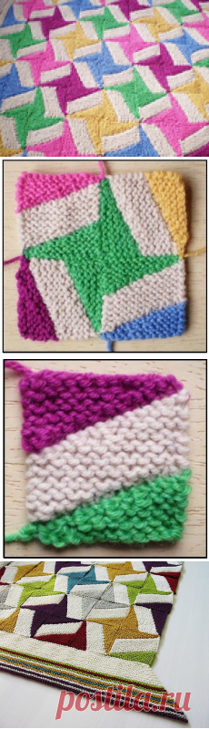 Вяжем квадраты Фрэнки Брауна