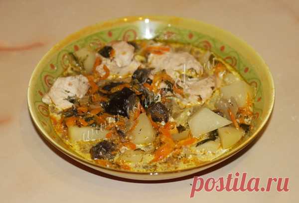Жаркое из индейки с овощами в горшочках — рецепт фото