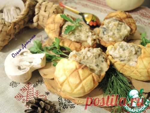 Жюльен в лапоточках - кулинарный рецепт