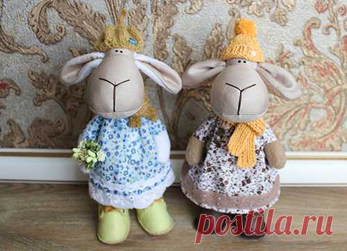 Выкройка овечки - символ 2015 года! Скачать выкройку овечки