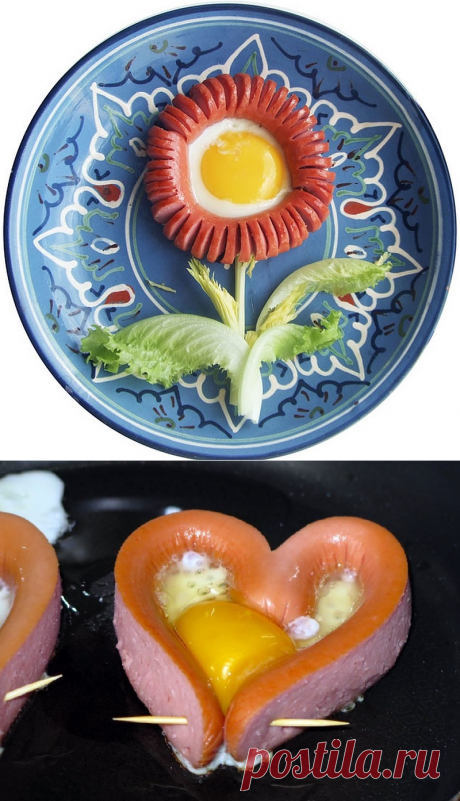 Красивый способ приготовить яичницу — Фактор Вкуса