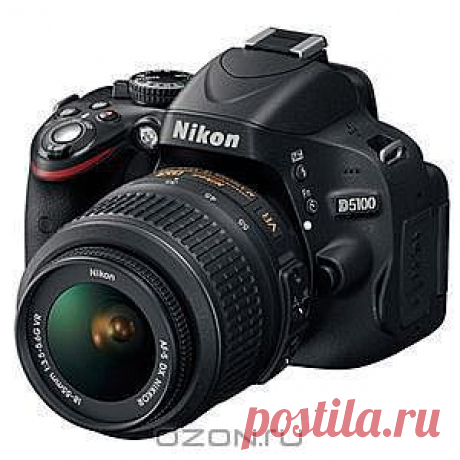 Nikon D5100 Kit 18-55 VR - Цифровая зеркальная фотокамера Nikon D5100 позволяет проявить творческие способности и помогает создавать неповторимые фотографии и видеоролики. Поворотно-откидной монитор с переменным углом наклона в сочетании с функцией D-movie позволяет делать уникальные снимки под любым углом. Расширенный динамический диапазон позволяет снимать высококонтрастные сюжеты в мельчайших деталях. Это отличный способ запечатлеть свое видение мира, ведь в этой фотокамере изначально есть вс