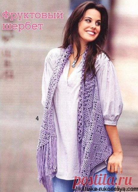 Жилет крючком описание. Как связать жилет крючком | Шкатулка рукоделия. Сайт для рукодельниц.