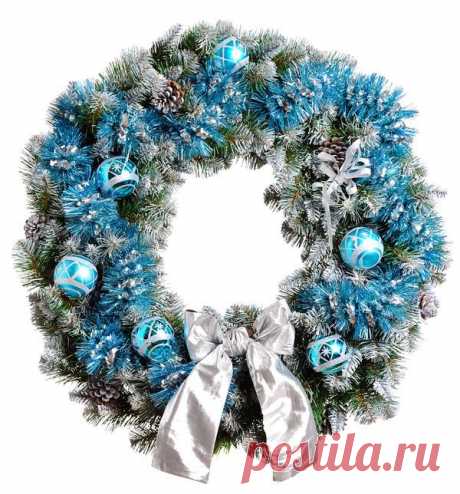 Из чего и как сделать рождественский венок своими руками / новый год / 7dach.ru