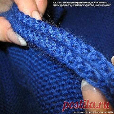 Как соединять детали изделия с помощью крючка

Для того, чтобы шов изделия выглядел аккуратно и 