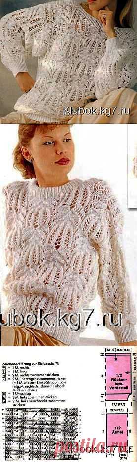 Я В ВОСТОРГЕ ОТ ЭТОГО ДЖЕМПЕРА! УЗОР "МЕДВЕЖЬИ ЛАПКИ" ЗАВОРАЖИВАЕТ!