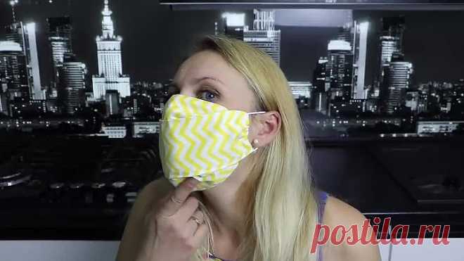 Как сшить маску для лица с клапаном для фильтра