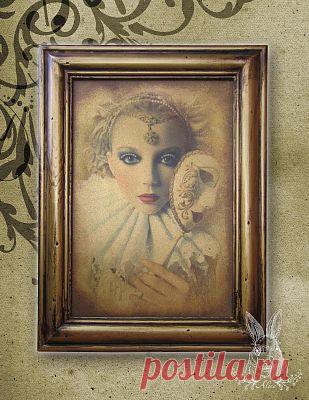 МК "Панно на золотой подложке"+МК "Вживление распечатки на сложный фон"