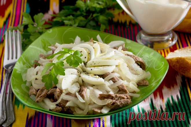Простой и сытный салат «Ташкент» из редьки и говядины | Вкусные рецепты
