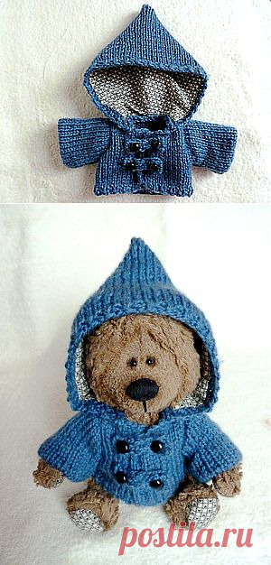 Вязаная кофточка для мишки - Ярмарка Мастеров - ручная работа, handmade