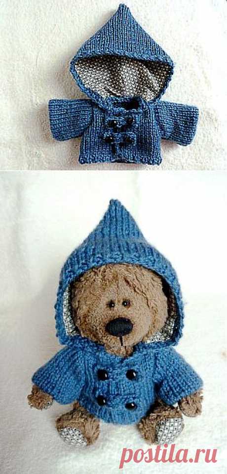 Вязаная кофточка для мишки - Ярмарка Мастеров - ручная работа, handmade