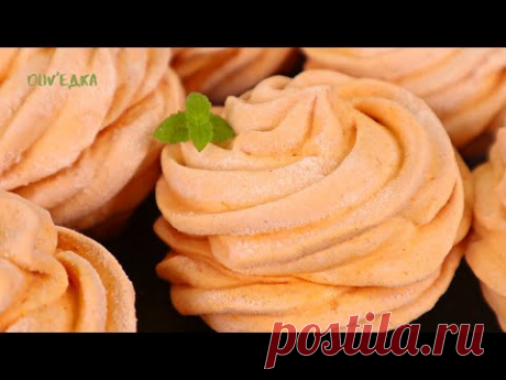 Самый НЕОБЫЧНЫЙ ОСЕННИЙ и Вкусный ЗЕФИР😍 БЫСТРЫЙ и ПРОСТОЙ Тыквенный зефир  | Оливьедка