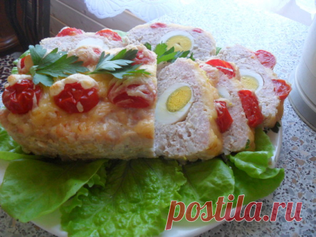 Куриный рулет с яйцом - УЮТНАЯ КУХНЯ - Группы Мой Мир
