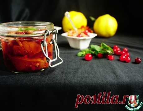 Айвовое варенье с клюквой и орехами – кулинарный рецепт