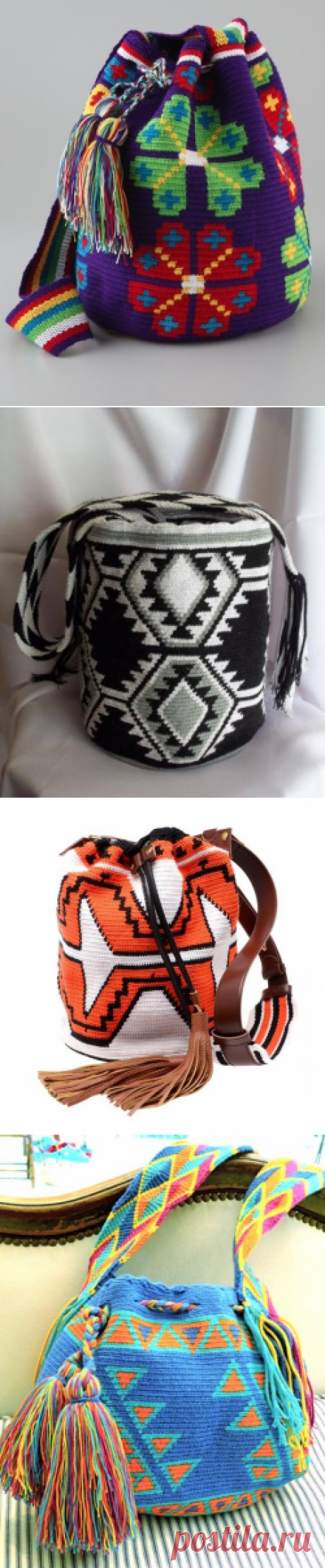 Колумбийская мочила. Вяжем сами. Мастер-класс | 1001 поделка