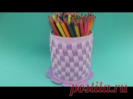 Faça você mesma: porta lápis de eva