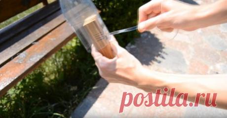 Приспособление на нарезки пластиковых бутылок в ленту