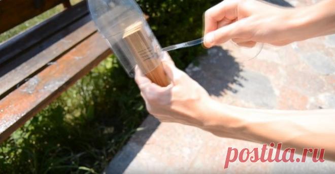 Приспособление на нарезки пластиковых бутылок в ленту