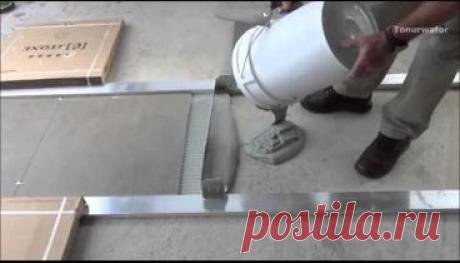 Интересный способ укладки плитки