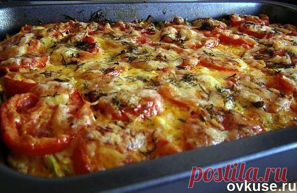 "Запеканка из кабачков с фаршем и помидорами" - Простые рецепты Овкусе.ру