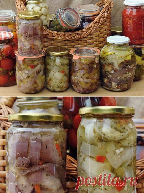 Маринованные баклажаны.