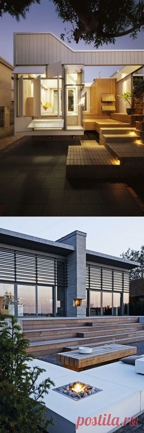 Стильное оформление крыльца загородного дома | Наши дома