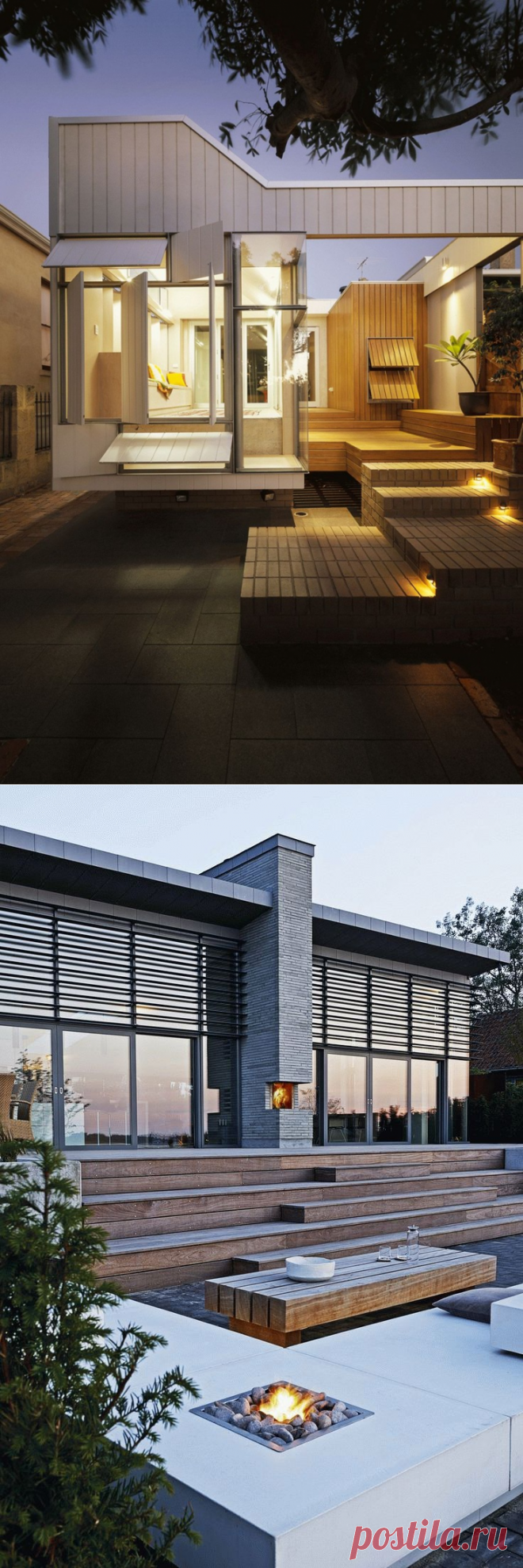 Стильное оформление крыльца загородного дома | Наши дома