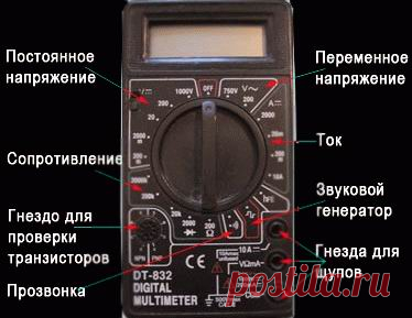 Как пользоваться мультиметром. Как измерить постоянное и переменное напряжение, как пользоваться мультиметром при прозвонке на короткое замыкание