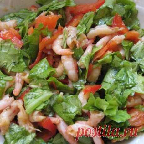 Овощной салат с морепродуктами рецепт – салаты