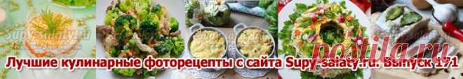 Лучшие кулинарные фоторецепты с сайта Supy-salaty.ru. Выпуск 171 » Рецепты, фоторецепты, блюда из мяса, блюда из рыбы, блюда из овощей, выпечка, торты, напитки, джемы, варенье, десерты