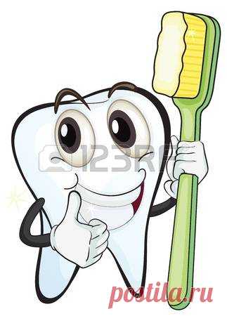 Illustration Of A Tooth On A White Background Royalty Free Cliparts, Vectors, And Stock Illustration. Image 16188246.