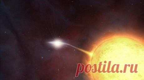 Иногда белые карлики вращаются, и иные из них делают это довольно быстро. Рекордсменом считается RX J0648.0-4418, делающий 1 оборот вокруг оси за 13,2 с. При исключительно большой для своего класса массе 1,28 солнечных объект с неофициальным именем &quot;Диззи&quot; представляет собой шар размером примерно с Марс. То есть он должен быть сверхплотным даже на фоне классических белых карликов. Гравитация на его поверхности вполне может в миллион превышать солнечную. / Физика невозможного!