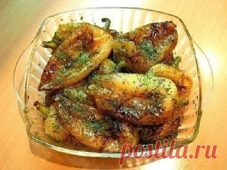 Обалденная закуска — Минутный перец с чесноком!