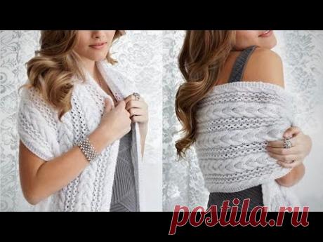 ЭТО БОМБА: РОСКОШНЫЙ ШАРФ ВАШЕЙ МЕЧТЫ! ❄️❄️❄️ ПОДРОБНЫЙ МАСТЕР-КЛАСС! KNITTING SCARF