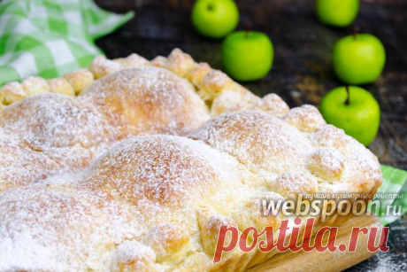 Пирог с половинками яблок рецепт с фото, как приготовить на Webspoon.ru
