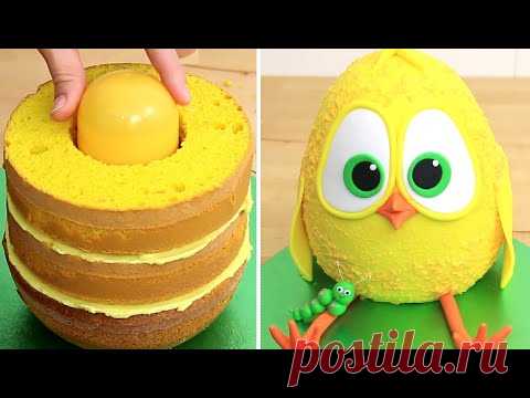 Chick Cake with Surprise Inside by Cakes StepbyStep
