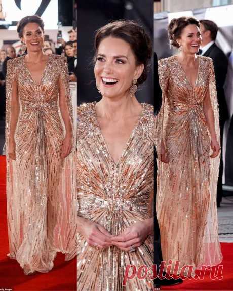 𝐓𝐡𝐞 𝐂𝐚𝐦𝐛𝐫𝐢𝐝𝐠𝐞𝐬 𝐅𝐚𝐦𝐢𝐥𝐲 𝐍𝐞𝐰𝐬 on Instagram: “The Duchess of Cambridge at the world premiere of “No Time to Die” at the Royal Albert Hall tonight. . She's SHINING ✨😍❤️ . #katemiddleton…”
