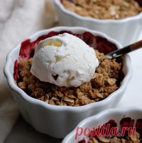 Ягодный крисп с овсяными хлопьями • Dolce Vita Blog