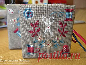Элегантная игольница. Мастер | Вышивка крестом