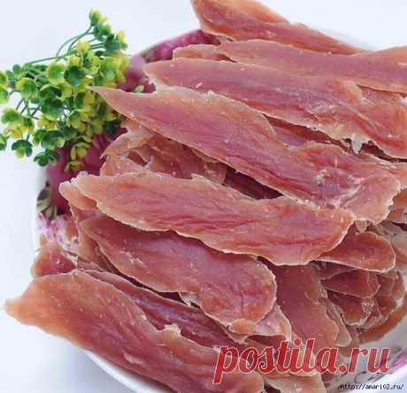 Вялим куриные грудки