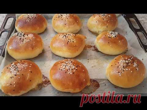 Булочки с начинкой ✓ Тесто как пух 
