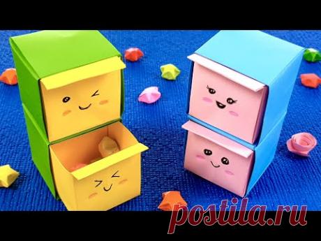 🌟 ТУМБОЧКА для КУКОЛ 💖 МЕБЕЛЬ для кукол СВОИМИ РУКАМИ 😍 ПОДЕЛКИ ИЗ БУМАГИ ДЛЯ КУКОЛ/