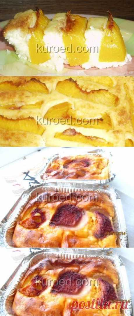 РЕЦЕПТЫ | Творожный тортик с персиками