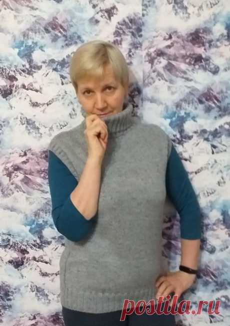 Безрукавка – модель очень удачная! (Вязание спицами) – Журнал Вдохновение Рукодельницы