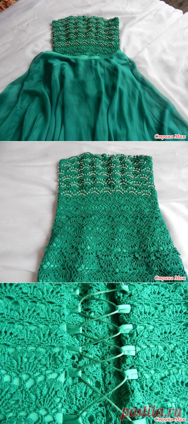 Платье для выпускного - Вязание - Страна Мам